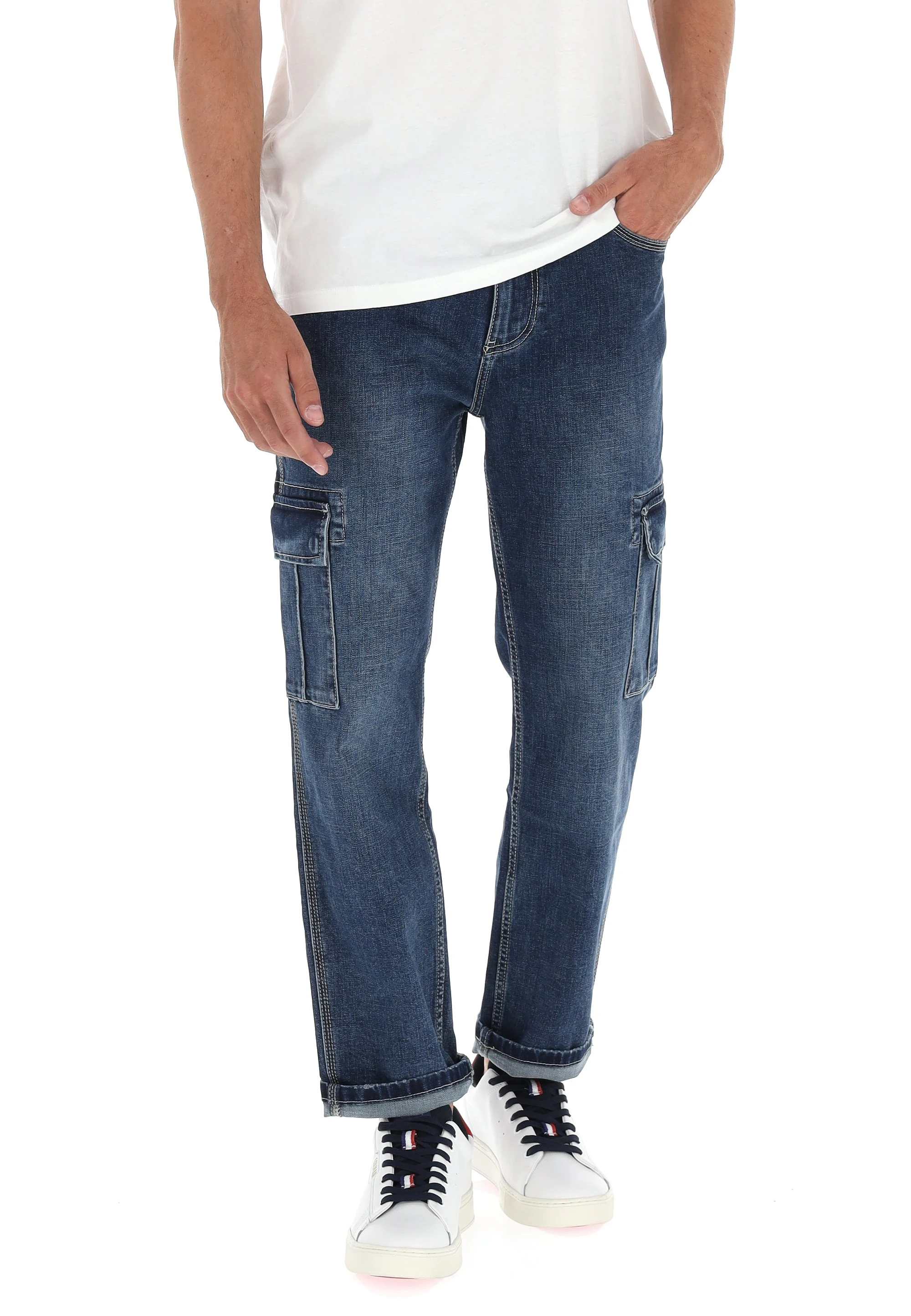 Jeans uomo cargo KeyJey Dnm